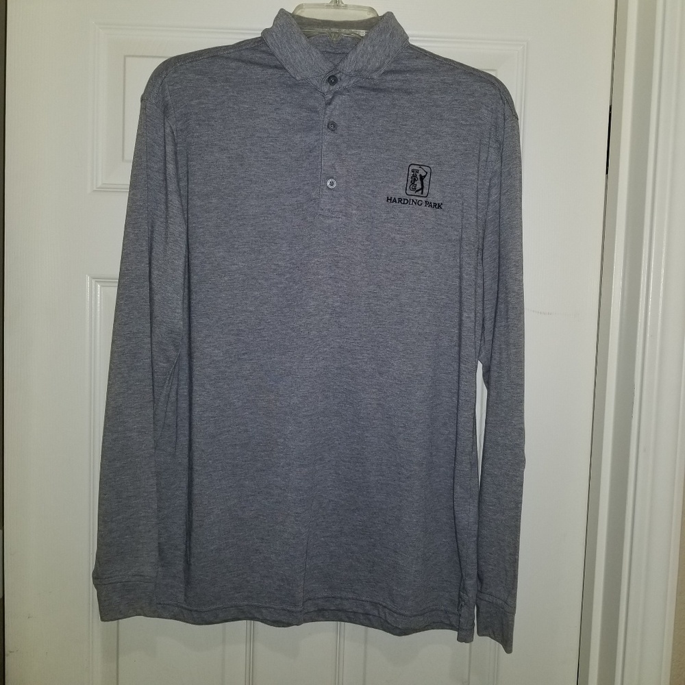 MEN'S OXFORD GOLF PULLOVER SIZE-SMALL COLOR-GRAY